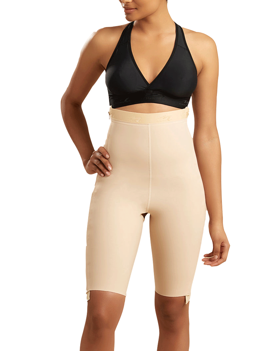 Marena High-waist Girdle With Separating Zippers - Short Length