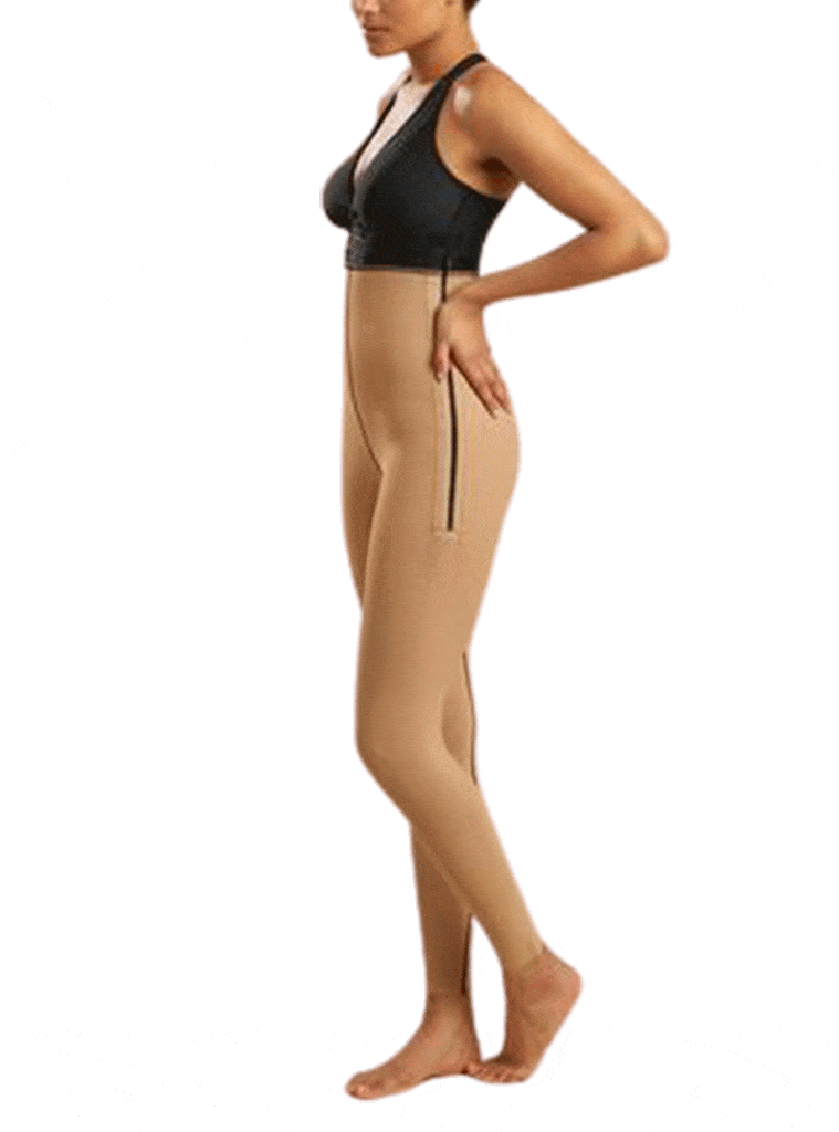 MARENA SINGLE ZIPPER GIRDLE - ANKLE LENGTH