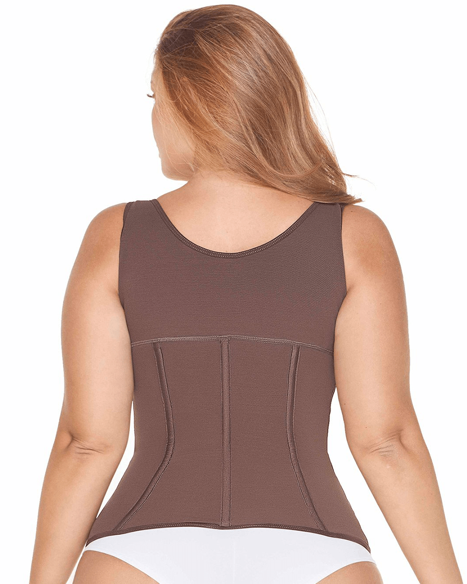 MariaE Fajas Colombianas Compression Vest Tummy Control Open Bust Girdle