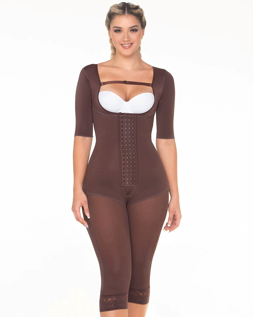 MariaE Fajas Post-Op Colombian Shapewear with Sleeves