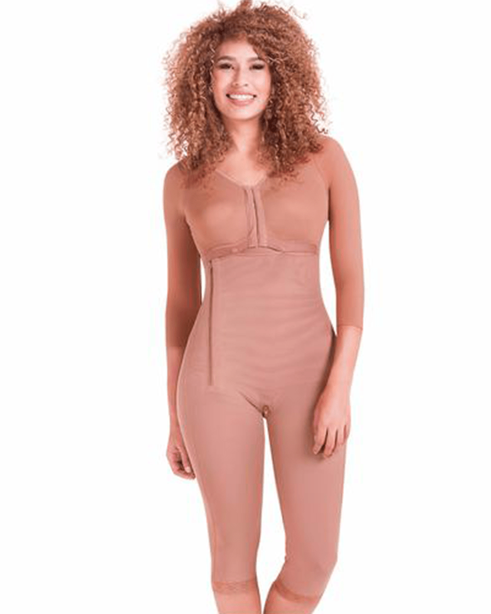 MariaE Fajas Tummy Control Postoperative Full Shapewear with Sleeves