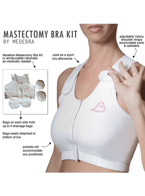 Medebra Post-Surgical Mastectomy Bra Kit