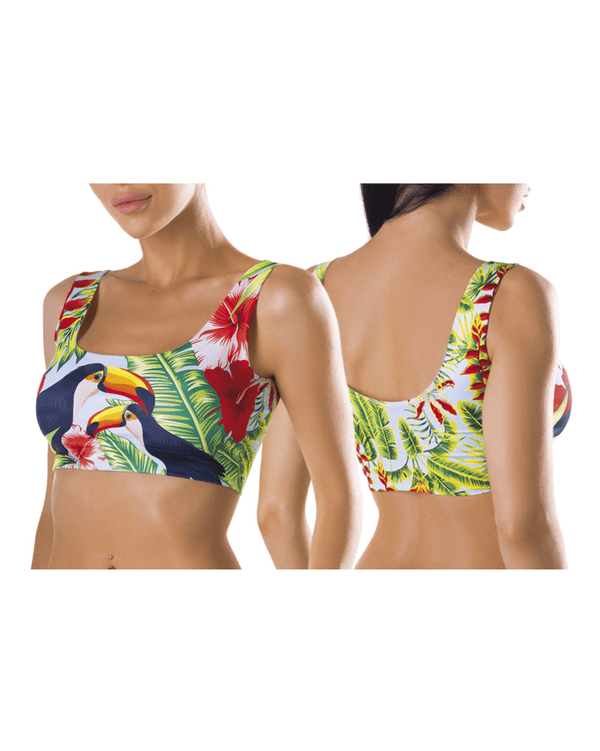 Mememe Tropical - Toucan - Crop Top