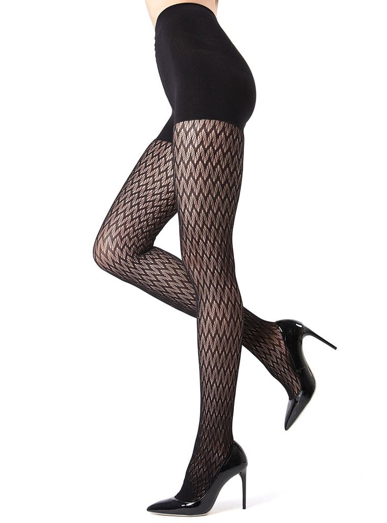 MeMoi Firmfit Chevron Net Tights