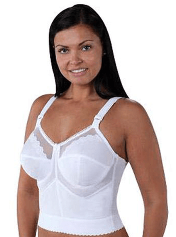 Rago Embroidered Soft Cup Long Line Bra