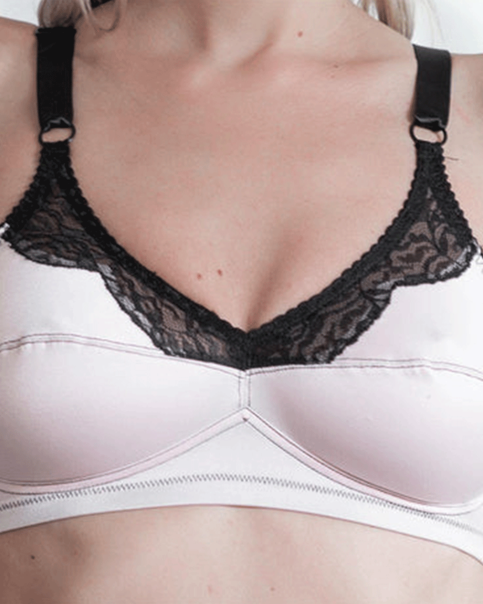 Sujetador de satén y encaje Rago