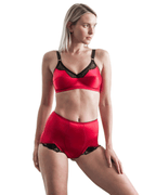 Sujetador de satén y encaje Rago