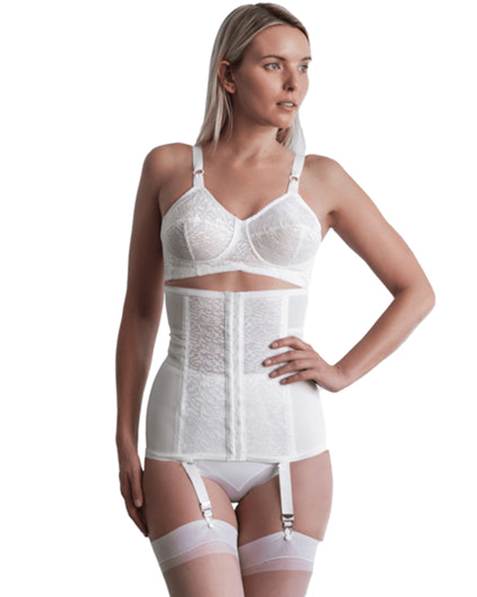 Sujetador de copa extensible de encaje y satén Rago