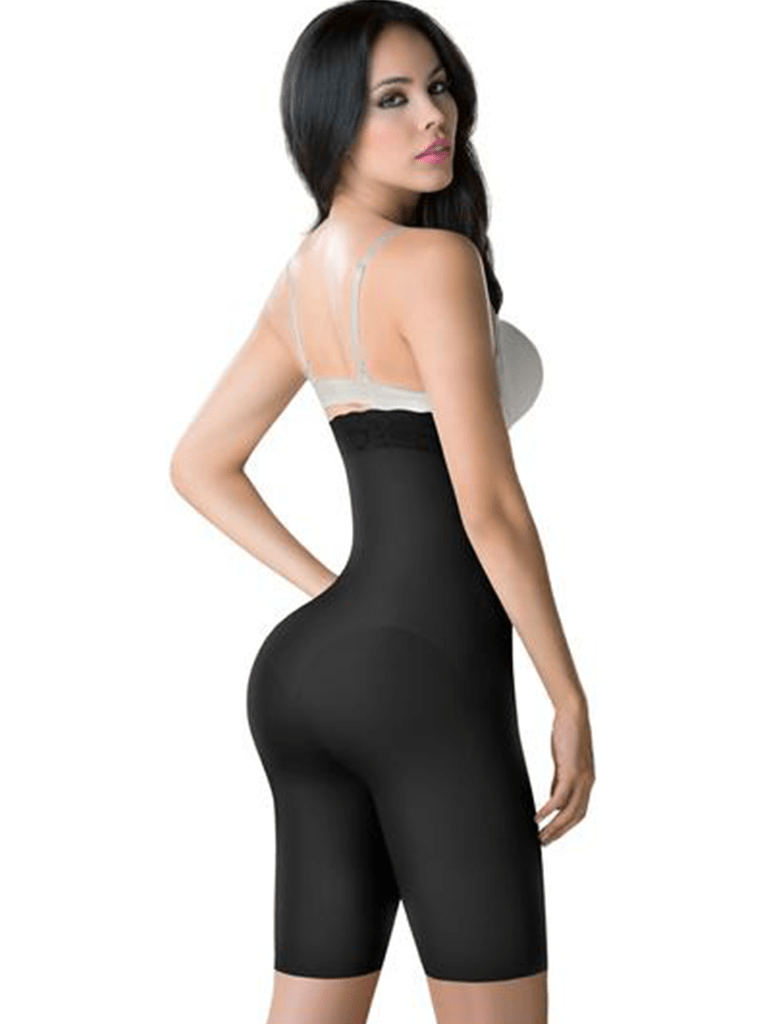 Romanza High Waisted Shapewear Shorts Knee Length Body Shaper For Women