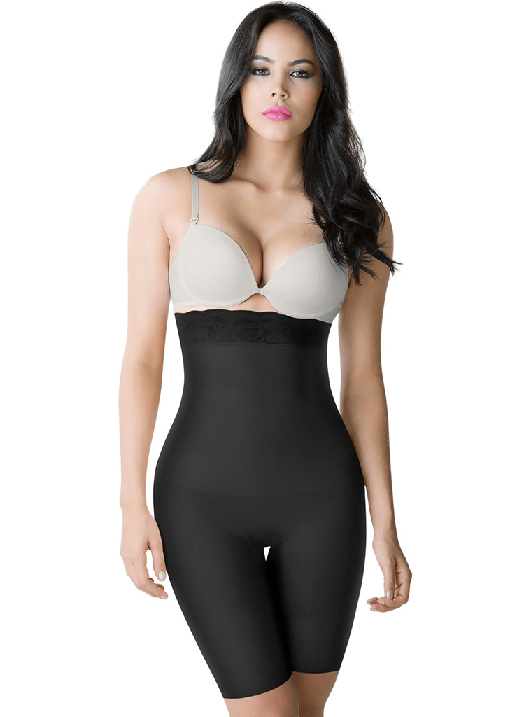 Romanza Fajas de cintura alta Pantalones cortos hasta la rodilla Faja moldeadora para mujeres