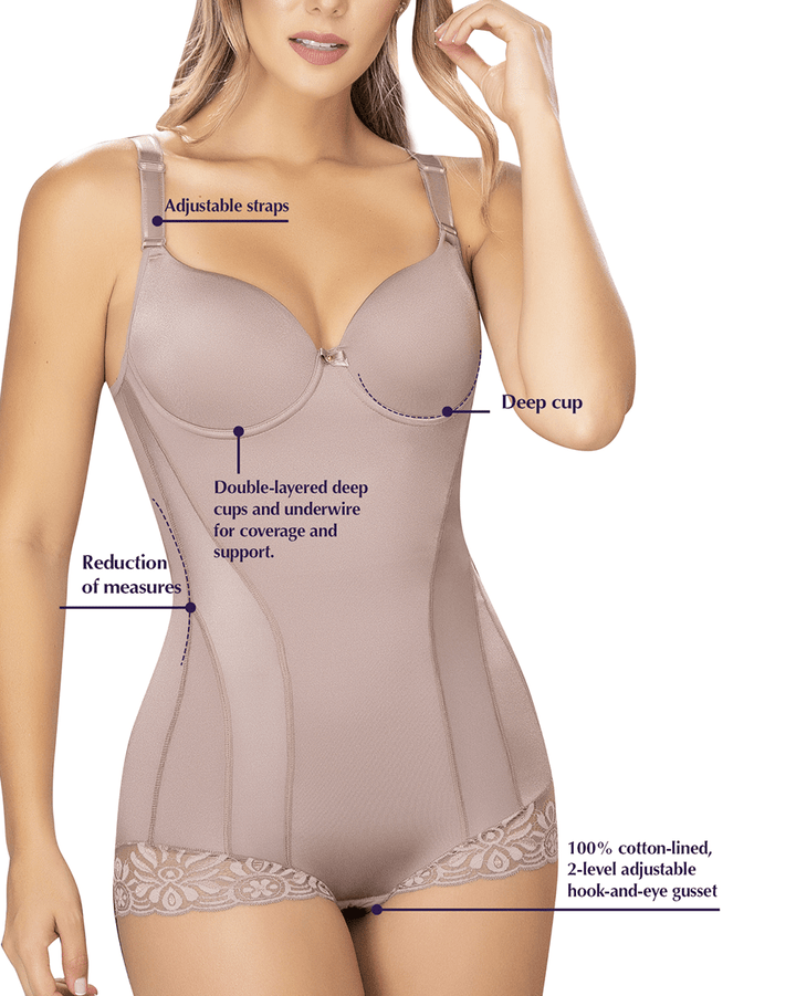 Bodysuit with cups shop