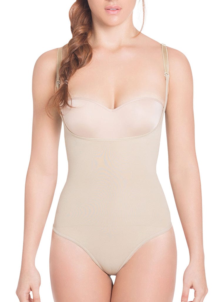 Siluet Light Compression Thong Style Braless Body Shaper –