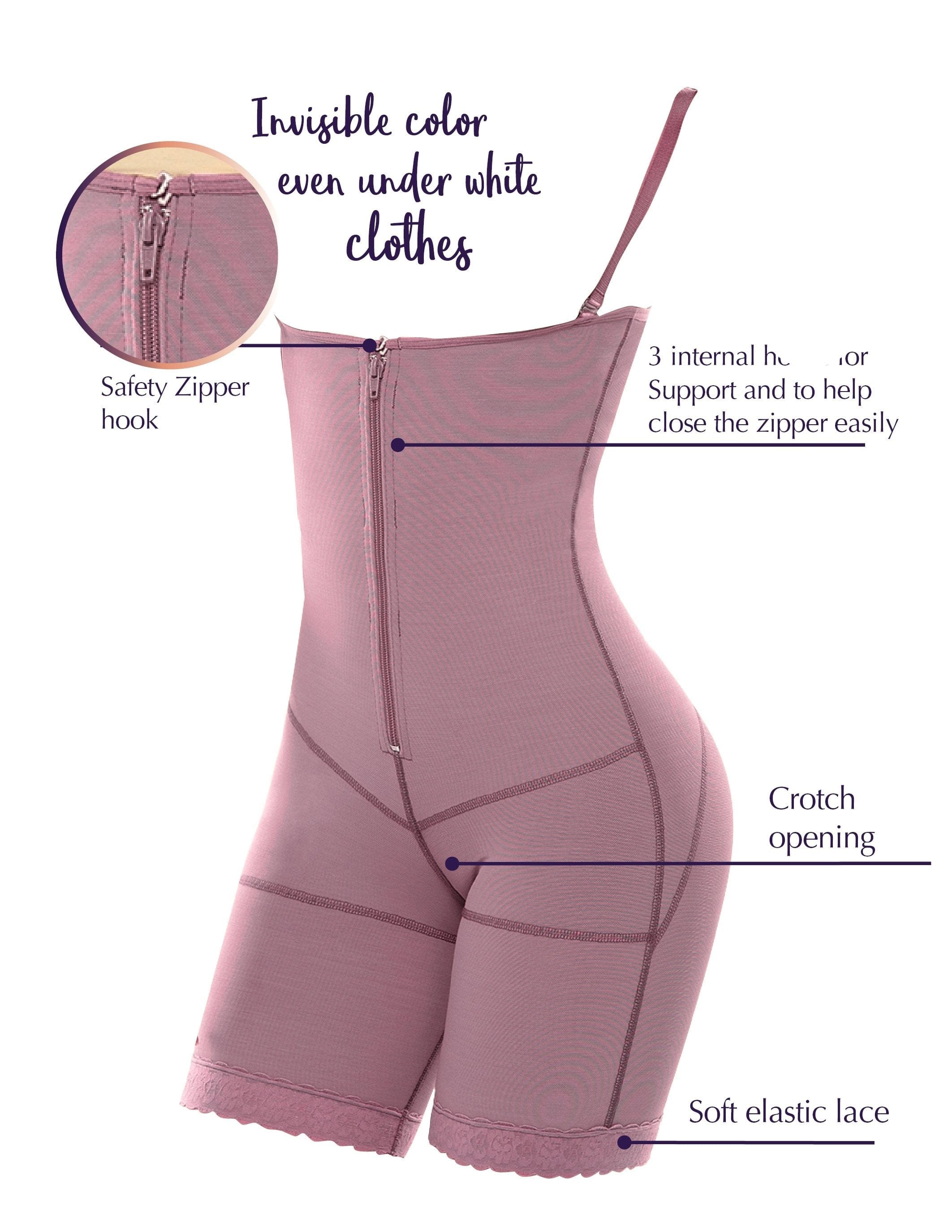 Siluet Postpartum High Compression Mid-Thigh Full Body Shaper