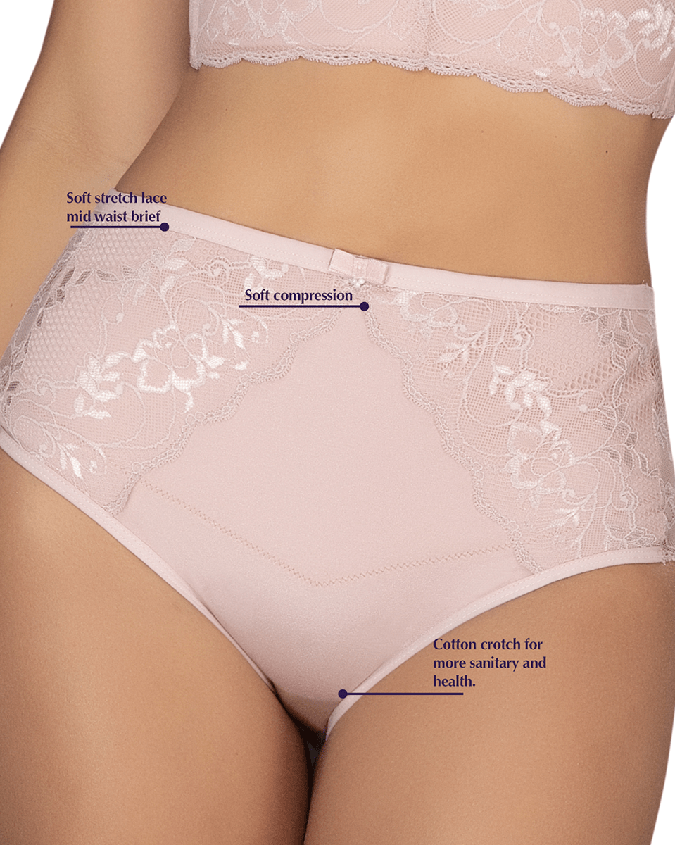 Siluet Sexy Lace Mid Waisted Panty