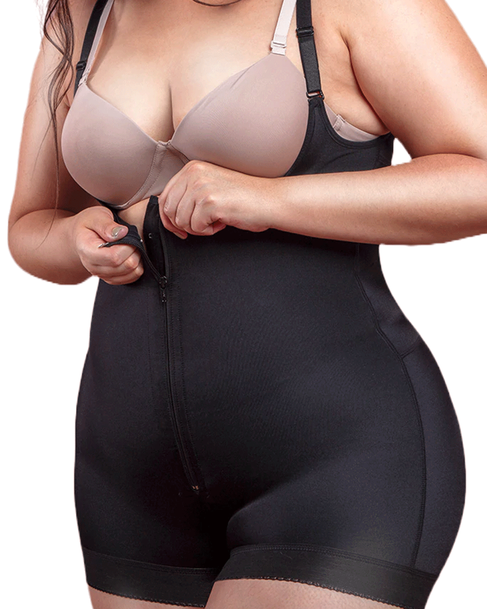 TrueShapers Slimming Braless Body Shaper In Boyshort