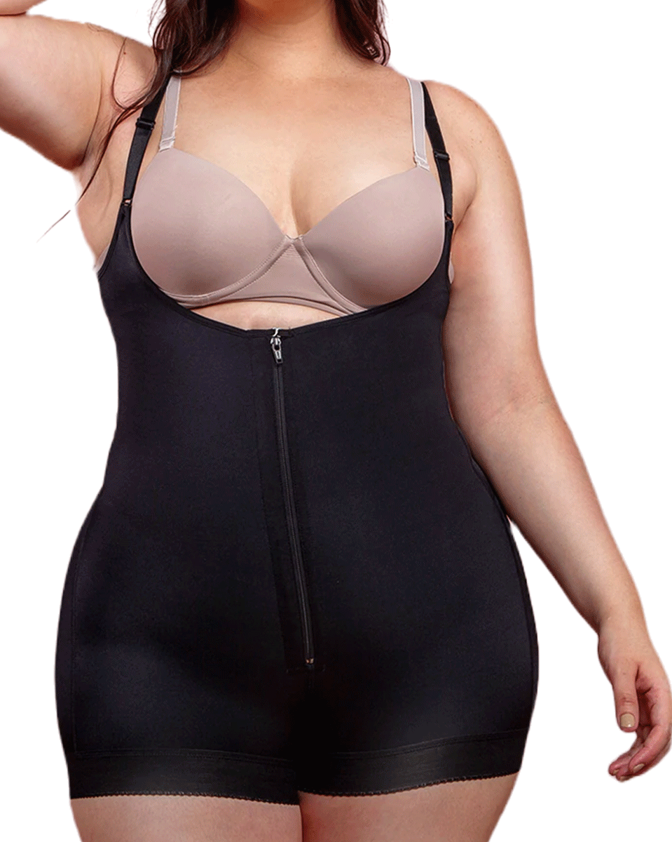 TrueShapers Slimming Braless Body Shaper In Boyshort