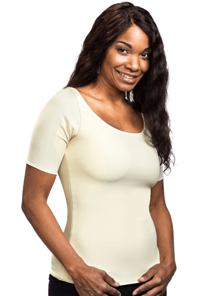 Wear Ease Axilla Compression T-Shirt with Chip Pad Pockets ...