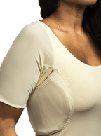 Wear Ease Axilla Compression T - Keep Chip Pads In Place With Pockets