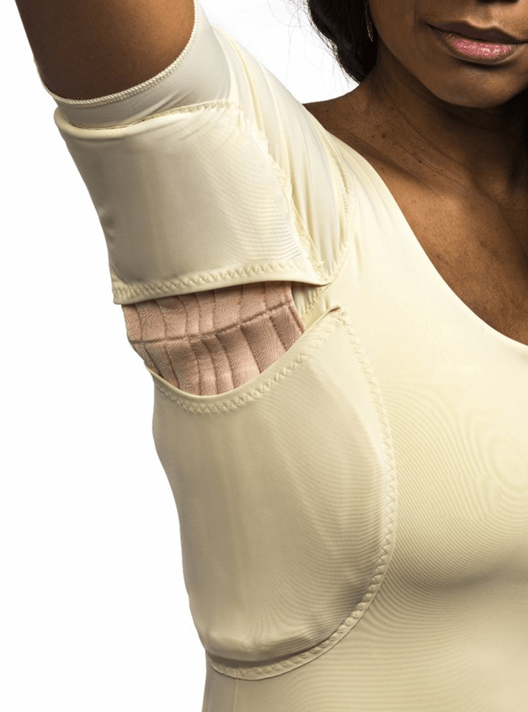 Wear Ease Axilla Compression T - Keep Chip Pads In Place With Pockets