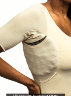 Wear Ease Axilla Compression T - Keep Chip Pads In Place With Pockets