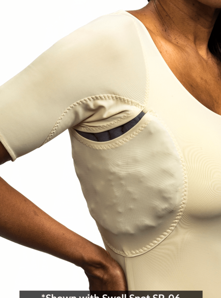 Wear Ease Axilla Compression T - Keep Chip Pads In Place With Pockets