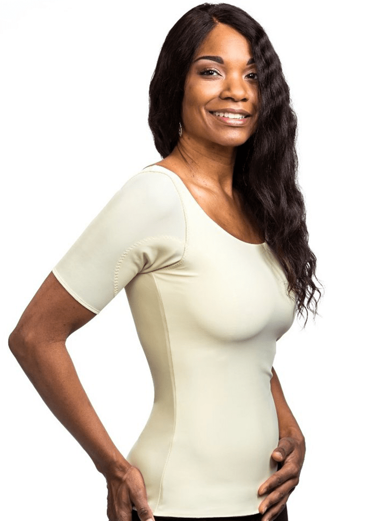 Wear Ease Axilla Compression T - Keep Chip Pads In Place With Pockets