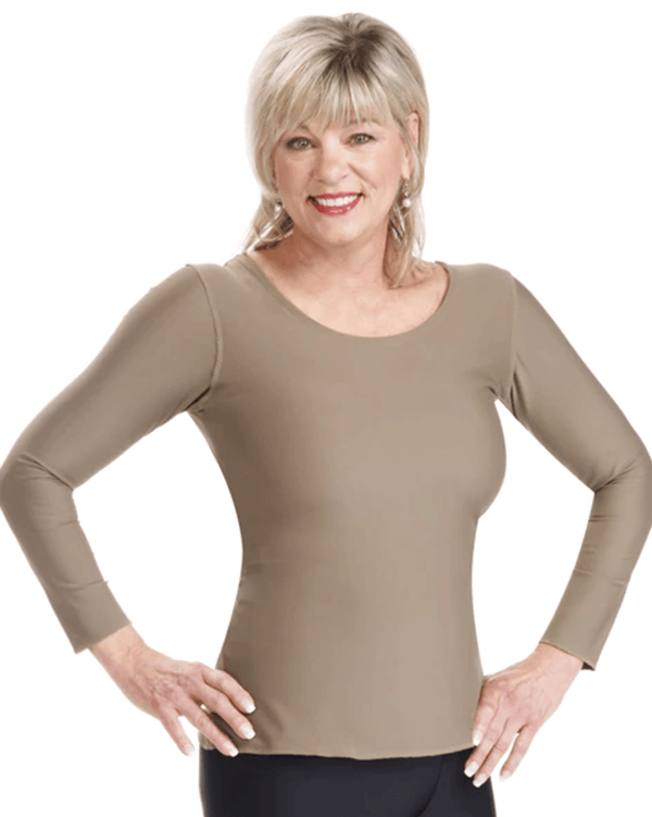 Wear Ease Taylor T - Long Sleeve, Compression For Underarm, Upper Chest, Abdomen And Back
